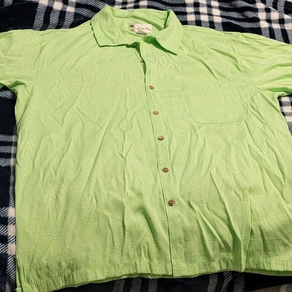 Island Blue Button Down Shirt - Picture 1 of 4